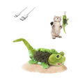 Load image into Gallery viewer, Migipaws Flapping Chirping Lizard Cat Toy