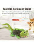 Load image into Gallery viewer, Migipaws Flapping Chirping Lizard Cat Toy