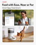 Load image into Gallery viewer, HomerunPet Smart Pet Feeder - Mobile APP Control (Stainless Steel Bowl)