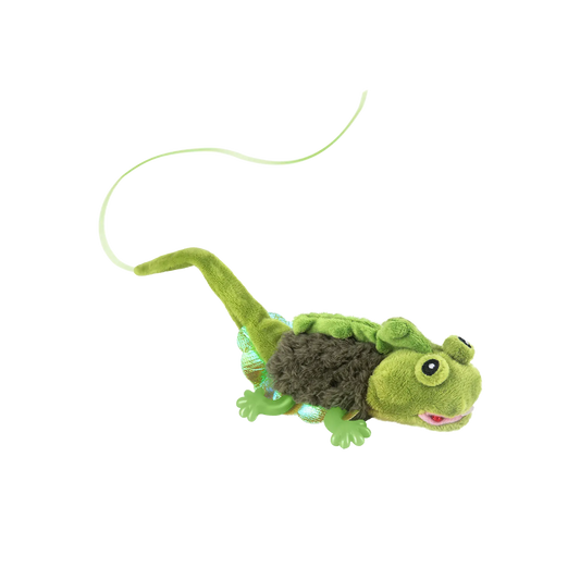 Migipaws Flapping Chirping Lizard Cat Toy