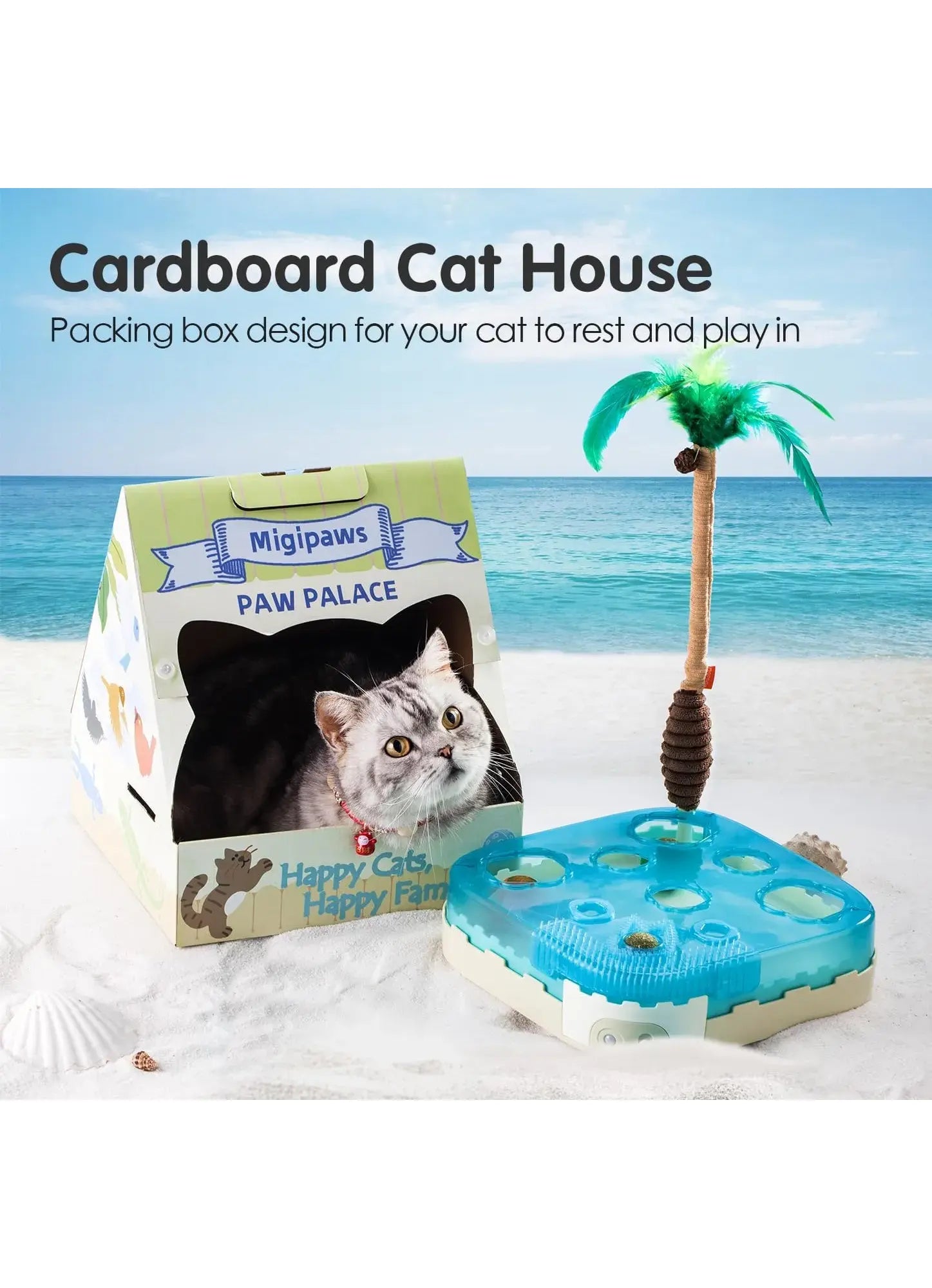 Migipaws 7-in-1 Interactive Automatic Cat Toy