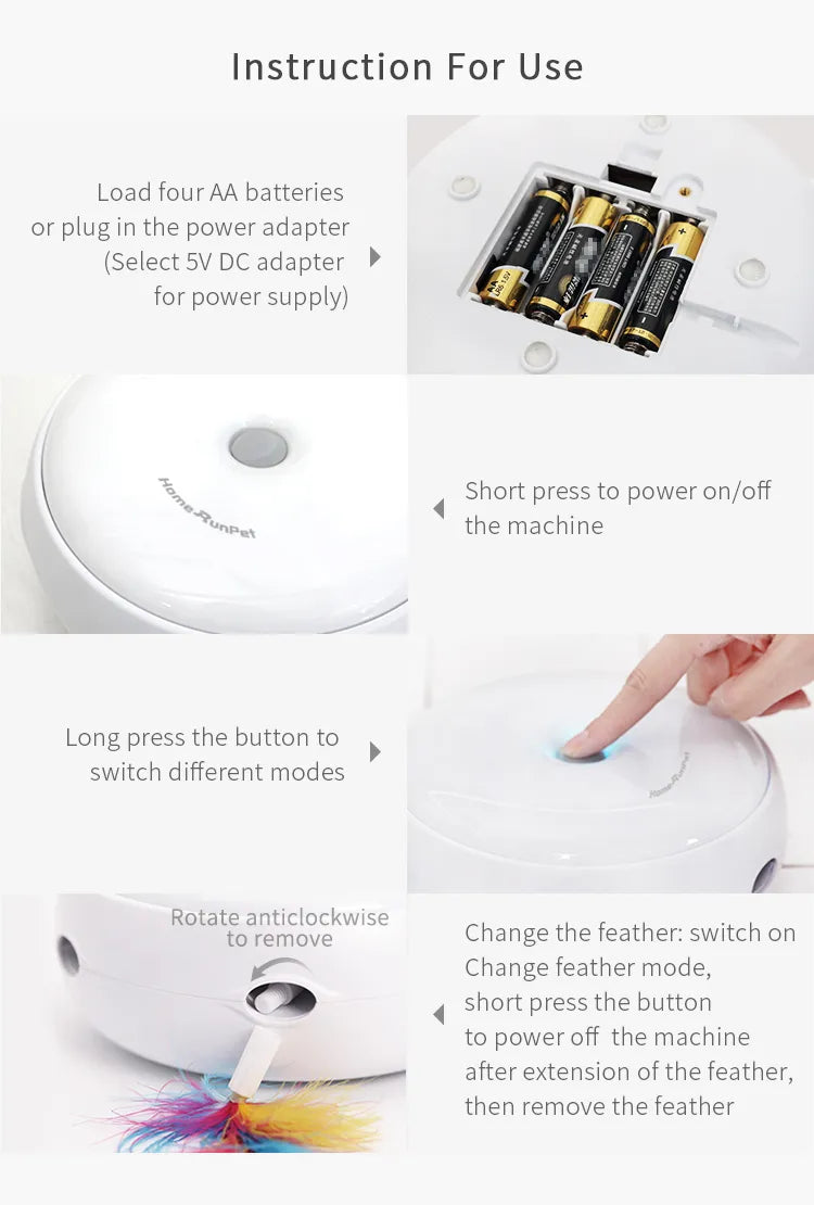 HomerunPet Interactive Electric Cat Toy
