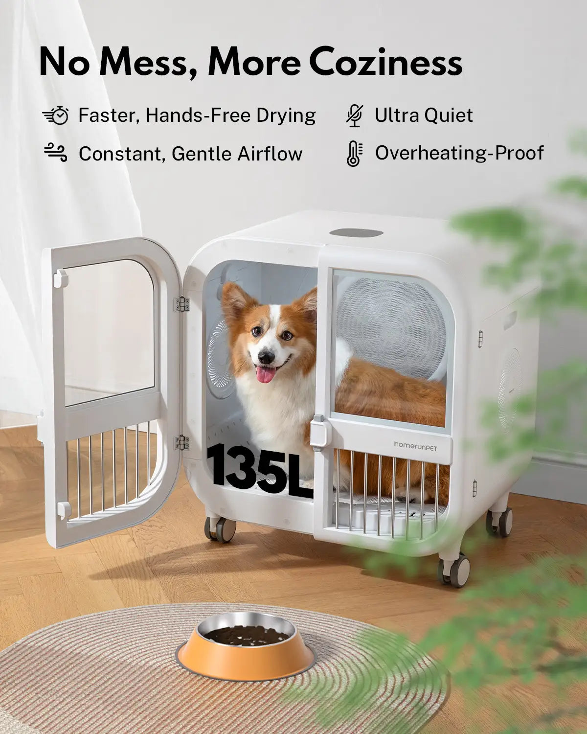 HomerunPet Drybo Ultra Pet Drying Pod - 135L