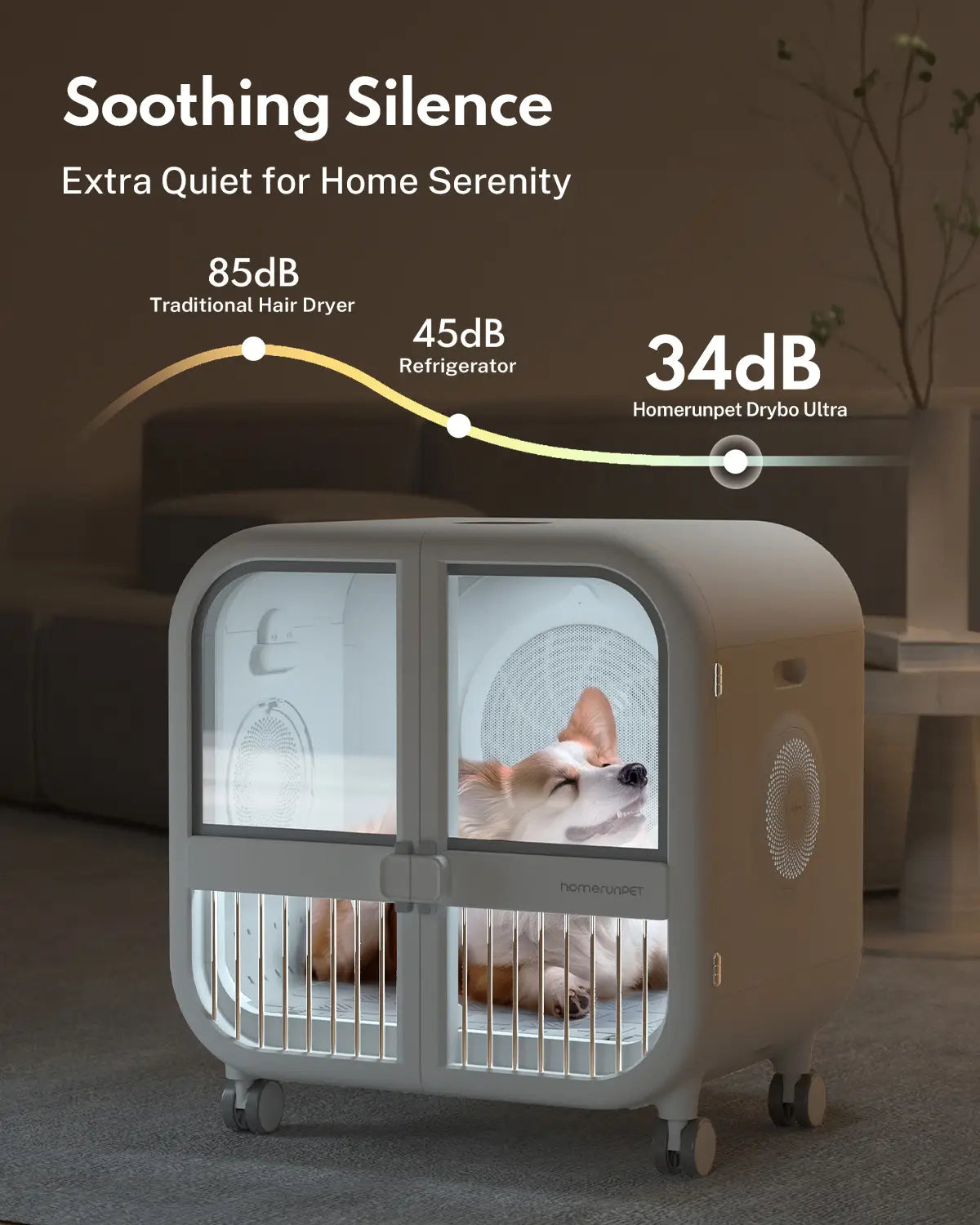 HomerunPet Drybo Ultra Pet Drying Pod - 135L
