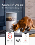 Load image into Gallery viewer, HomerunPet Smart Pet Feeder - Mobile APP Control (Stainless Steel Bowl)
