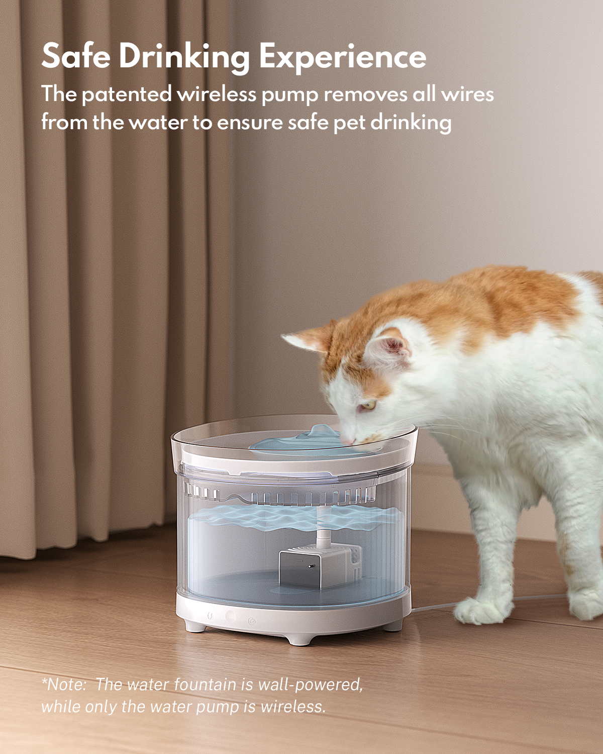 HomerunPet Plug-in Pet Water Fountain